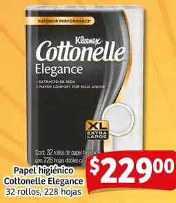 Soriana Mercado Kleenex cottonelle elegance papel higiênico oferta