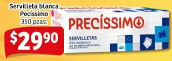 Soriana Mercado Pecíssimo servilleta blanca oferta