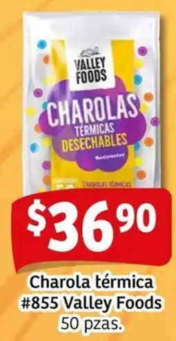 Soriana Mercado Valley Foods Charola térmica #855 oferta