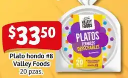 Soriana Mercado Valley foods plato hondo #8 oferta