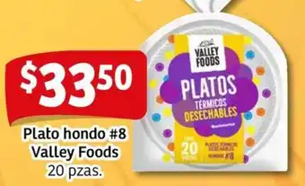 Soriana Mercado Valley foods plato hondo #8 oferta