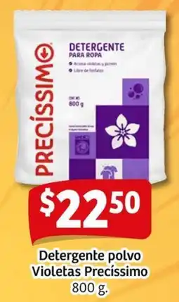 Soriana Mercado Precíssimo detergente polvo violetas oferta