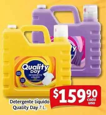 Soriana Mercado Quality day detergente líquido oferta