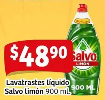 Soriana Mercado Salvo lavatrastes líquido limón oferta