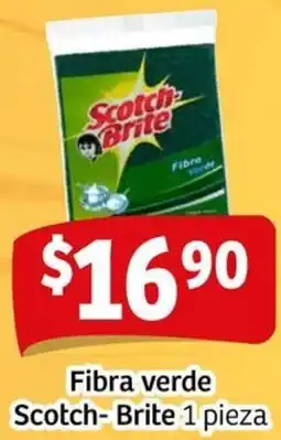 Soriana Mercado Scotch-brite fibra verde oferta