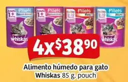 Soriana Mercado Whiskas alimento húmedo para gato oferta