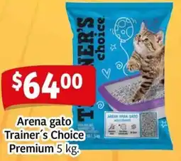 Soriana Mercado Trainer's choice arena gato premium oferta