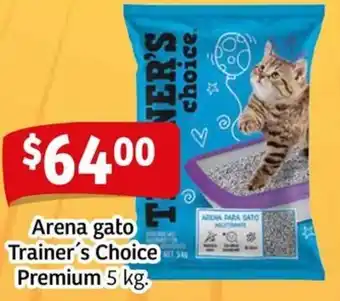 Soriana Mercado Trainer's choice arena gato premium oferta