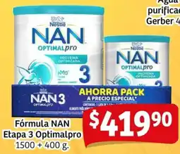 Soriana Mercado Nan fórmula etapa 3 optimalpro oferta