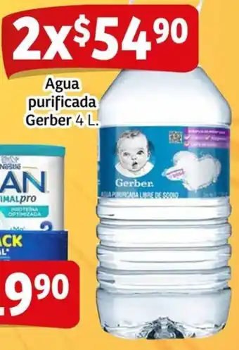 Soriana Mercado Gerber agua purificada oferta