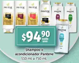 Soriana Mercado Pantene shampoo o acondicionador oferta