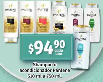 Soriana Mercado Pantene shampoo o acondicionador oferta