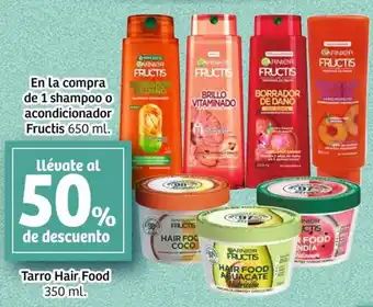 Soriana Mercado En la compra de 1 shampoo o acondicionador Fructis oferta