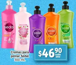 Soriana Mercado Sedal cremas para peinar oferta