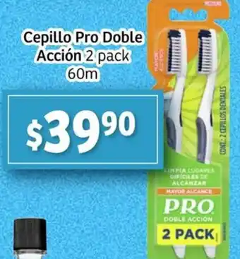 Soriana Mercado Cepillo pro doble acción oferta