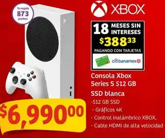 Soriana Mercado Xbox consola series S oferta