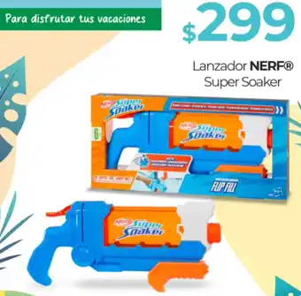 Chedraui Nerf lanzador super soaker oferta