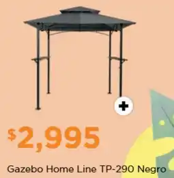 Chedraui Gazebo home line TP-290 negro oferta