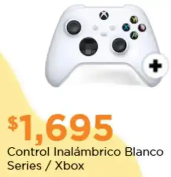 Chedraui Control inalámbrico blanco series / xbox oferta