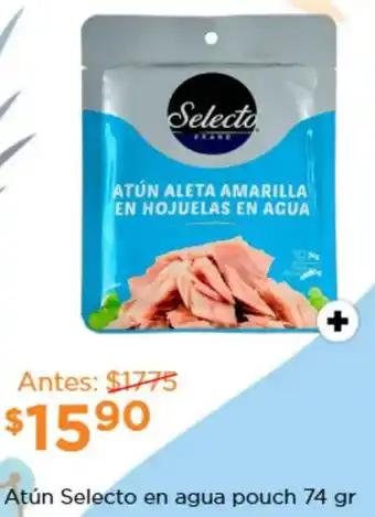 Chedraui Selecto atún en agua pouch oferta