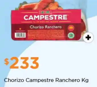 Chedraui Campestre ranchero chorizo oferta