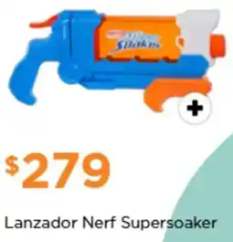 Chedraui Nerf lanzador supersoaker oferta