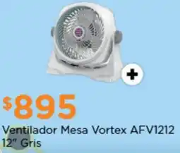 Chedraui Ventilador mesa vortex AFV1212 12" oferta