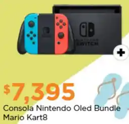 Chedraui Consola nintendo oled bundle mario kart8 oferta