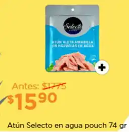 Chedraui Atún Selecto en agua pouch oferta