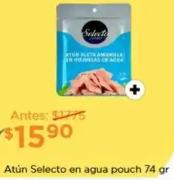 Chedraui Atún selecto en agua pouch oferta