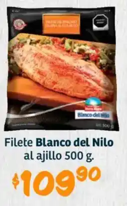 Soriana Híper Filete Blanco del Nilo al ajillo oferta