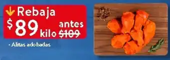 Walmart Alitas adobadas oferta