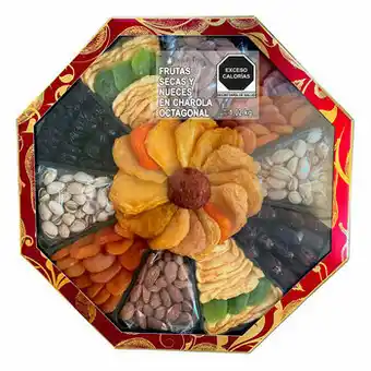Vacaville Fruit Frutas Secas y Nueces en Charola Octagonal 1.02 kg