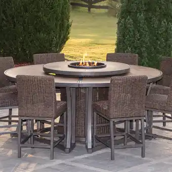 Costco Brentwood comedor para exterior de 11 piezas con calefactor oferta