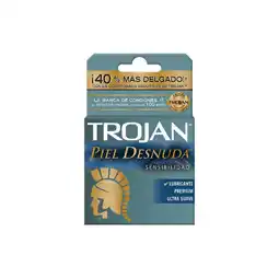 Farmacias Bazar PRESERVATIVO TROJAN PIEL DESNUDA 3 PIEZAS oferta