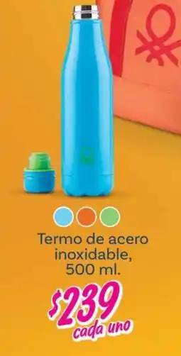 Soriana Súper Termo de acero inoxidable oferta