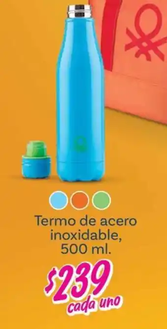 Soriana Súper Termo de acero inoxidable oferta