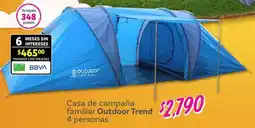 Soriana Súper Outdoor trend casa de campaña familiar oferta