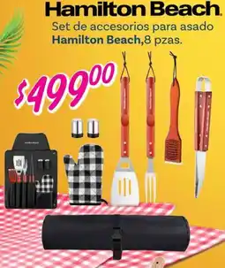 Soriana Súper Hamilton beach set de accesorios para asado oferta