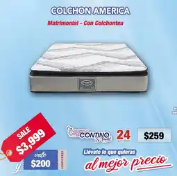 Contino America colchon oferta