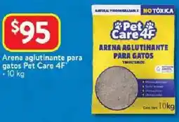 Walmart Pet care 4f arena aglutinante para gatos oferta