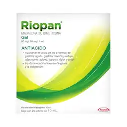 Farmacias Benavides 80mg Magaldrato/10 mg Dimeticona/1 ml Gel oferta