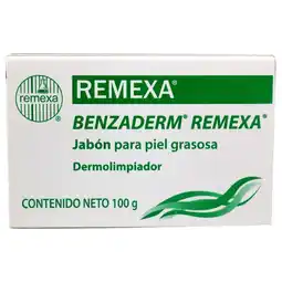 Farmacias YZA BENZADERM DERMOLIMPIADOR PIEL GRASA JABÓN EN BARRA100G oferta