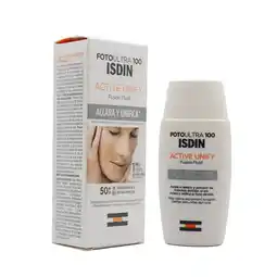 Farmacias YZA Isdin Fotoultra Active Aclara Y Un 50Ml oferta