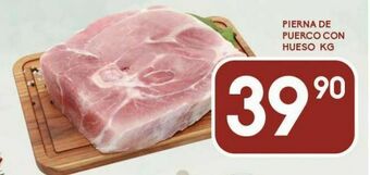 Alsuper Pierna de cerdo con hueso oferta