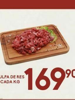 Alsuper Pulpa de res picada kg oferta