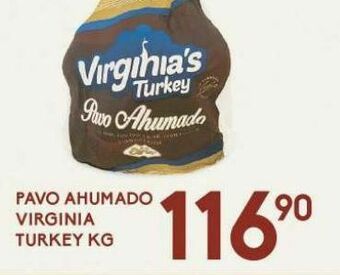Pavo ahumado virginia turkey kg