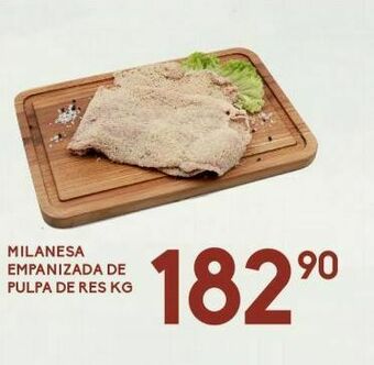 Alsuper Milanesa de res empanizada kg oferta