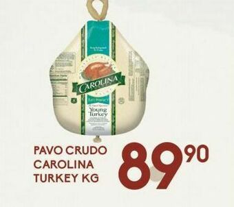 Alsuper Pavo crudo carolina turkey kg oferta