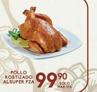 Alsuper Pollo asado oferta